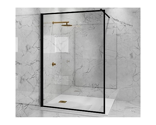 Купить Неподвижная перегородка 110 см Paini PAINI-WalkIN110F прозрачное в магазине сантехники Santeh-Crystal.ru