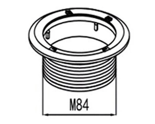 Приобрести Акриловый поддон 100x100 см Black & White Stellar Wind 10QC000 в магазине сантехники Santeh-Crystal.ru