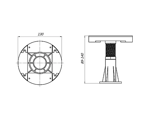 Заказать Ножки для поддона 8 шт Grossman Strong GR-S8 в магазине сантехники Santeh-Crystal.ru