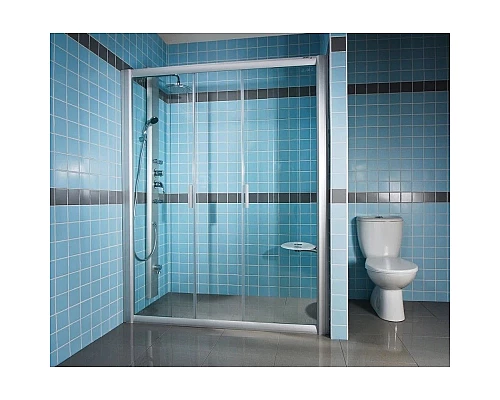 Заказать Душевые раздвижные двери Ravak Rapier NRDP4 180 сатин Grape 0ONY0U00ZG в магазине сантехники Santeh-Crystal.ru