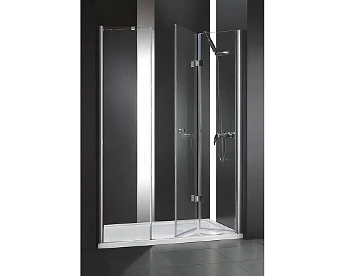 Купить Душевая дверь складная Cezares Elena 150 см текстурное стекло ELENA-W-BS-13-60+45/45-P-Cr-R в магазине сантехники Santeh-Crystal.ru