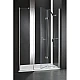 Купить Душевая дверь складная Cezares Elena 150 см текстурное стекло ELENA-W-BS-13-60+45/45-P-Cr-R в магазине сантехники Santeh-Crystal.ru