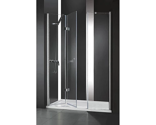 Заказать Душевая дверь складная Cezares Elena 160 см текстурное стекло ELENA-W-BS-13-60+50/50-P-Cr-L в магазине сантехники Santeh-Crystal.ru