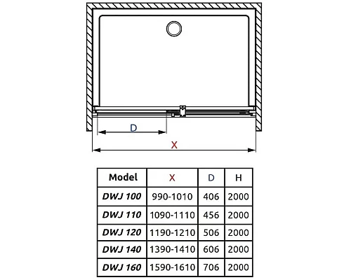 Заказать Душевая дверь Radaway Espera DWJ 120 R прозрачное в магазине сантехники Santeh-Crystal.ru