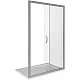 Заказать Душевая дверь 140 см Good Door Infinity WTW-140-C-CH прозрачное в магазине сантехники Santeh-Crystal.ru