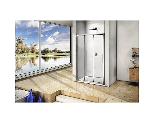 Заказать Душевая дверь 140 см Good Door Orion WTW-140-C-CH прозрачное в магазине сантехники Santeh-Crystal.ru