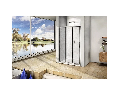 Заказать Душевая дверь 110 см Good Door Orion WTW-110-G-CH grape в магазине сантехники Santeh-Crystal.ru