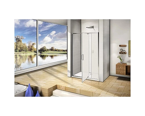 Купить Душевая дверь 130 см Good Door Orion WTW-PD-130-G-CH grape в магазине сантехники Santeh-Crystal.ru