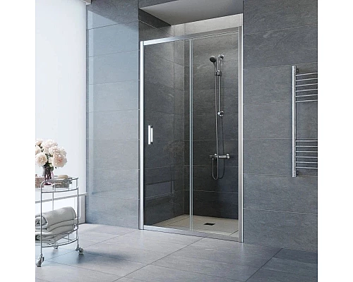 Заказать Душевая дверь 105 см Vegas Glass ZP 105 08 01 прозрачное в магазине сантехники Santeh-Crystal.ru