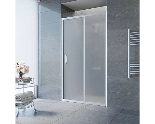 Купить Душевая дверь 105 см Vegas Glass ZP 105 07 10 сатин в магазине сантехники Santeh-Crystal.ru