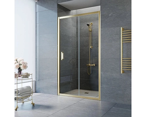Заказать Душевая дверь 110 см Vegas Glass ZP 110 09 01 прозрачное в магазине сантехники Santeh-Crystal.ru