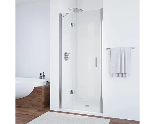 Приобрести Душевая дверь 100 см Vegas Glass AFP 100 08 01 L прозрачное в магазине сантехники Santeh-Crystal.ru