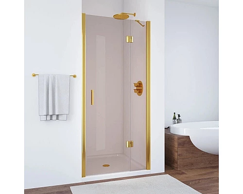 Купить Душевая дверь 100 см Vegas Glass AFP 100 09 05 R бронза в магазине сантехники Santeh-Crystal.ru