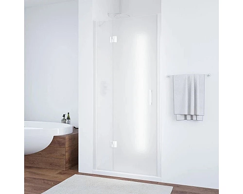 Купить Душевая дверь 110 см Vegas Glass AFP 110 01 10 L сатин в магазине сантехники Santeh-Crystal.ru