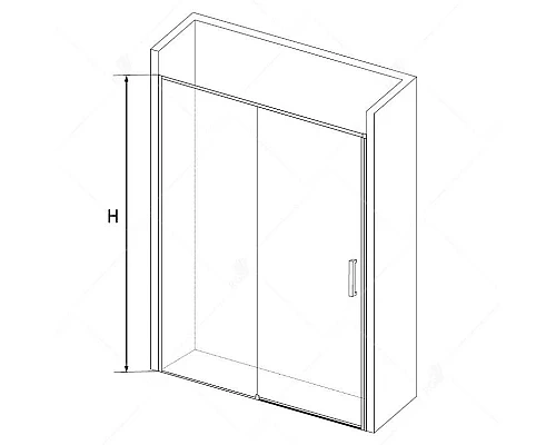 Заказать Душевая дверь 100 см RGW SV-13 Stilvoll 06321310-11 прозрачное в магазине сантехники Santeh-Crystal.ru