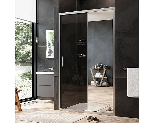 Приобрести Душевая дверь 120 см Am.Pm Gem W90G-120-1-195MMir зеркальное в магазине сантехники Santeh-Crystal.ru