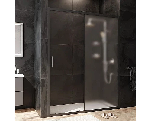 Приобрести Душевая дверь 150 см Am.Pm Gem W90G-150-1-195BM матовое в магазине сантехники Santeh-Crystal.ru