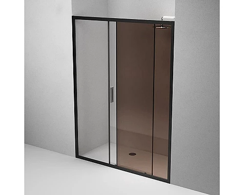 Приобрести Душевая дверь 150 см Am.Pm Gem W90G-150-1-195BBr бронза в магазине сантехники Santeh-Crystal.ru