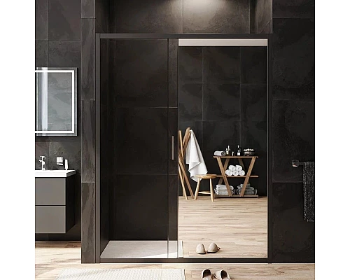 Приобрести Душевая дверь 150 см Am.Pm Gem W90G-150-1-195BMir зеркальное в магазине сантехники Santeh-Crystal.ru