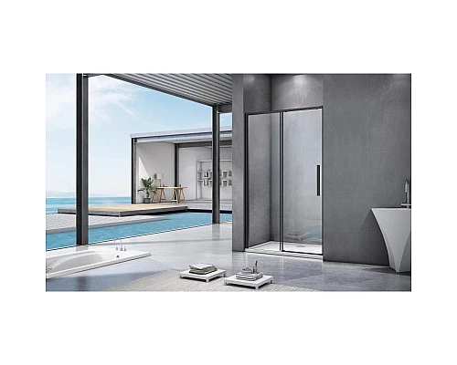 Купить Душевая дверь 120 см Good Door Idea WTW-120-C-B прозрачное в магазине сантехники Santeh-Crystal.ru