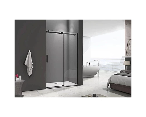 Заказать Душевая дверь 110 см Good Door Galaxy WTW-110-C-B прозрачное в магазине сантехники Santeh-Crystal.ru