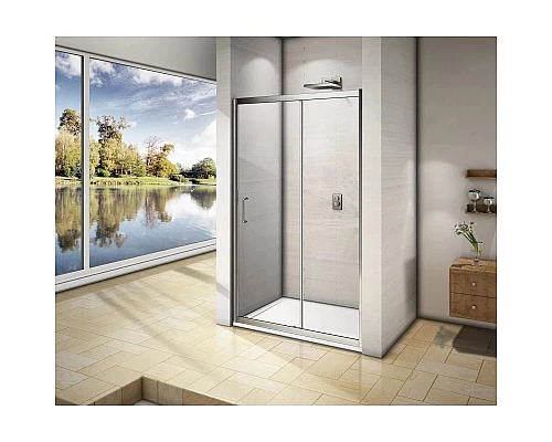 Заказать Душевая дверь 120 см Good Door Neo WTW-120-C-CH прозрачное в магазине сантехники Santeh-Crystal.ru