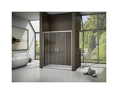 Купить Душевая дверь 160 см Good Door Latte WTW-TD-160-C-WE прозрачное в магазине сантехники Santeh-Crystal.ru