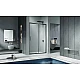 Приобрести Душевая дверь 120 см Good Door Cofe WTW-120-C-B прозрачное в магазине сантехники Santeh-Crystal.ru