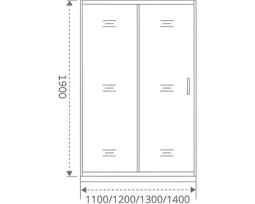 Приобрести Душевая дверь 120 см Good Door Cofe WTW-120-C-B прозрачное в магазине сантехники Santeh-Crystal.ru