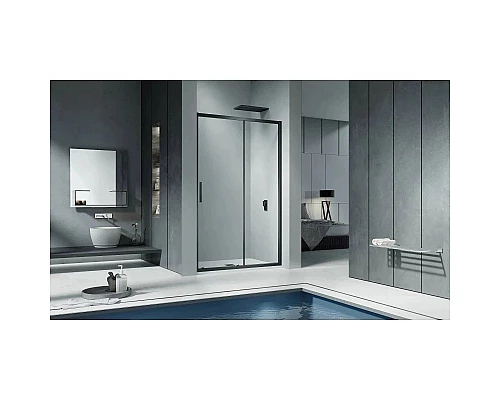 Купить Душевая дверь 130 см Good Door Cofe WTW-130-C-B прозрачное в магазине сантехники Santeh-Crystal.ru