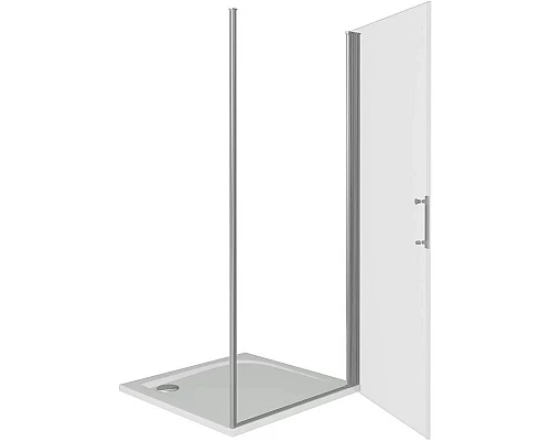 Купить Душевая дверь 80 см Good Door Mokka DR-80-C-WE прозрачное в магазине сантехники Santeh-Crystal.ru