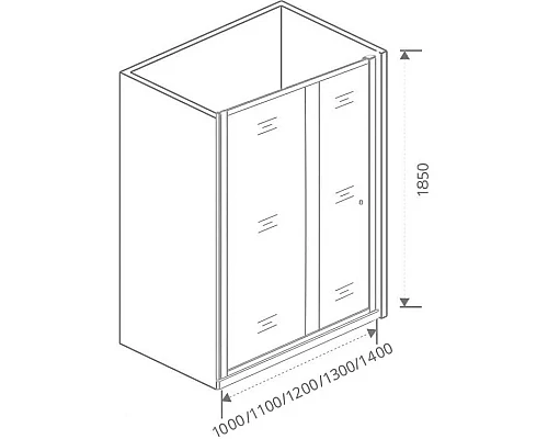Купить Душевая дверь 120 см Good Door Lira WTW-120-C-CH прозрачное в магазине сантехники Santeh-Crystal.ru