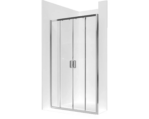 Купить Душевая дверь 140 см Ambassador Forsa 17021109AX прозрачное в магазине сантехники Santeh-Crystal.ru