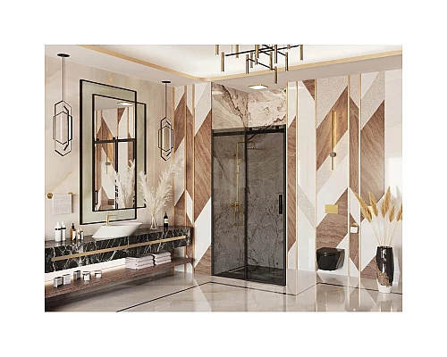 Заказать Душевая дверь 140 см Ambassador Benefit 19022203HBB тонированное в магазине сантехники Santeh-Crystal.ru