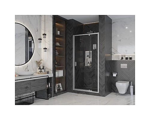 Купить Душевая дверь 90 см Ambassador Elysium 111021103KX прозрачное в магазине сантехники Santeh-Crystal.ru