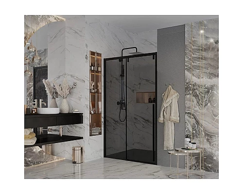 Купить Душевая дверь 150 см Ambassador Intense 110022204IBB тонированное в магазине сантехники Santeh-Crystal.ru