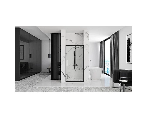 Приобрести Душевая дверь 100 см Rea Rapid Swing REA-K6410 прозрачное в магазине сантехники Santeh-Crystal.ru