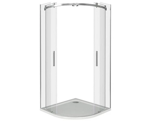 Приобрести Душевой уголок 100х100 см Good Door Galaxy R-TD-100-C-CH прозрачное в магазине сантехники Santeh-Crystal.ru