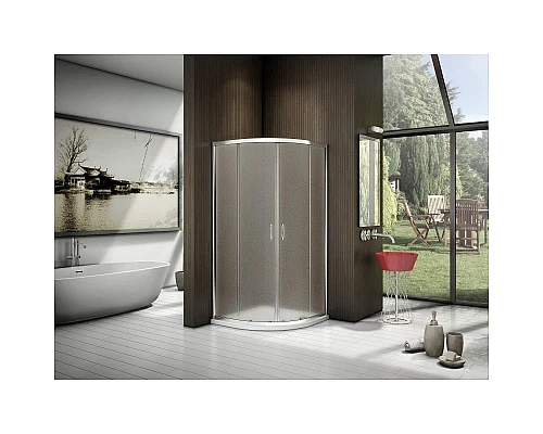 Заказать Душевой уголок 90х90 см Good Door Latte R-90-G-WE grape в магазине сантехники Santeh-Crystal.ru