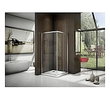 Душевой уголок 90х90 см Good Door Latte CR-90-C-WE прозрачное