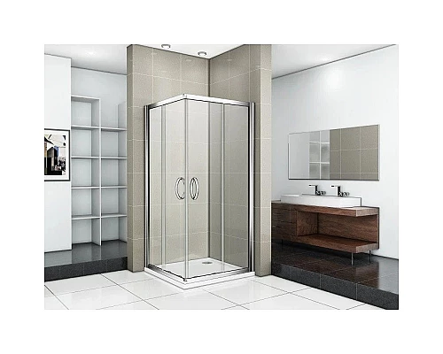 Заказать Душевой уголок 100х100 см Good Door Infinity CR-100-C-CH прозрачное в магазине сантехники Santeh-Crystal.ru