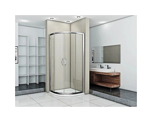 Купить Душевой уголок 100х100 см Good Door Infinity R-100-C-CH прозрачное в магазине сантехники Santeh-Crystal.ru