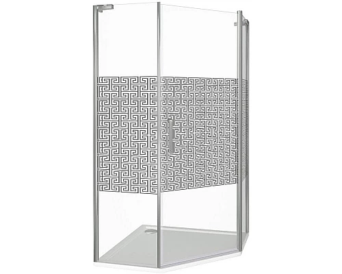 Заказать Душевой уголок 100х100 см Good Door Fantasy PNT-100-F-CH прозрачный с рисунком в магазине сантехники Santeh-Crystal.ru