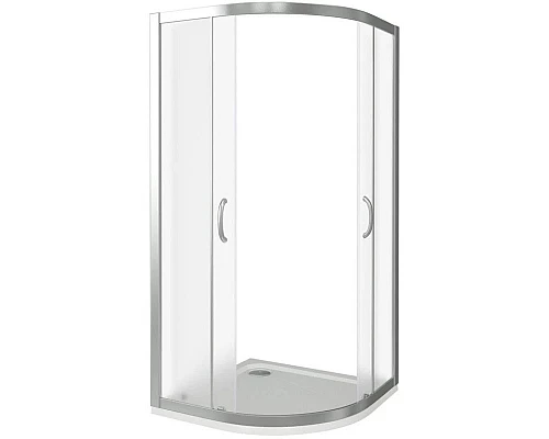 Купить Душевой уголок 80х80 см Good Door Infinity R-80-G-CH grape в магазине сантехники Santeh-Crystal.ru