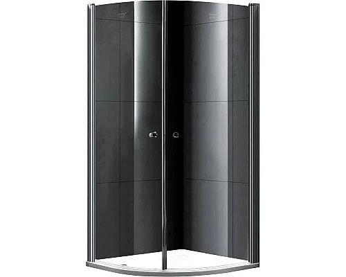 Купить Душевой уголок 100х100 см Gemy New Rockcoco S03082B прозрачное в магазине сантехники Santeh-Crystal.ru