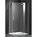 Душевой уголок 100х100 см Gemy Fall Tea S29105 прозрачное