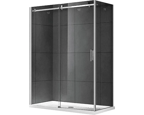 Приобрести Душевой уголок 150х80 см Gemy Modern Gent S25191B-A6-80 прозрачное в магазине сантехники Santeh-Crystal.ru