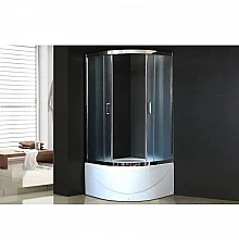 Душевой уголок с поддоном 90х90 см Royal Bath RB90BK-C-CH матовое