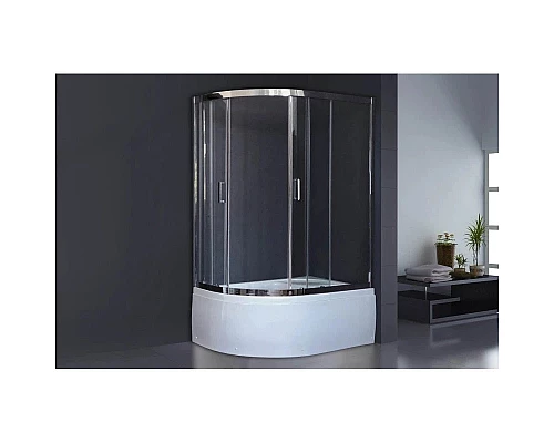 Купить Душевой уголок с поддоном 120х80 см Royal Bath RB8120BK-T-CH-R прозрачное в магазине сантехники Santeh-Crystal.ru
