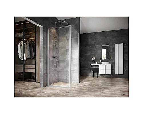 Приобрести Душевой уголок 80х80 см Ravak Nexty NDOP1 + NPSS 03O40U00Z1 + 90O40U00Z1 прозрачное в магазине сантехники Santeh-Crystal.ru